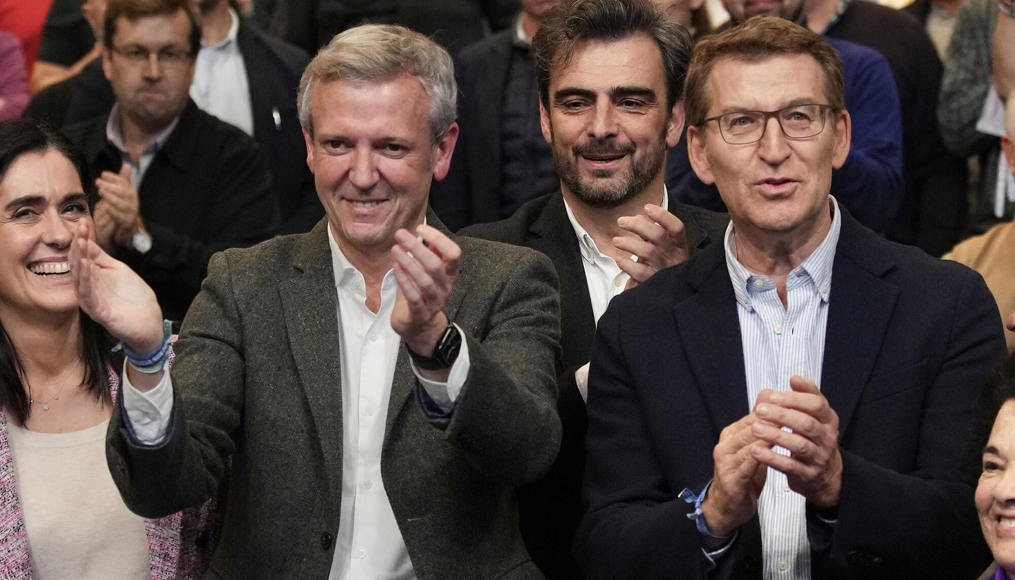 Paula Prado Alfonso Rueda Diego Calvo Alberto Núñez Feijóo 240216